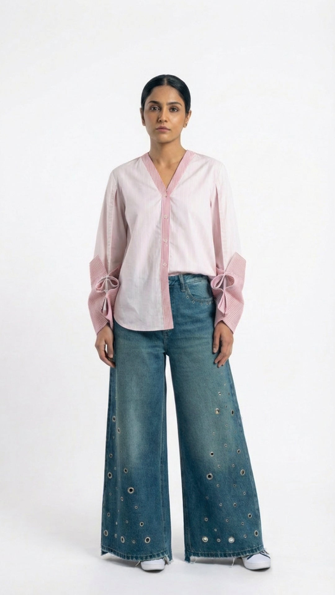 Close to Heart Pink Stripe Shirt