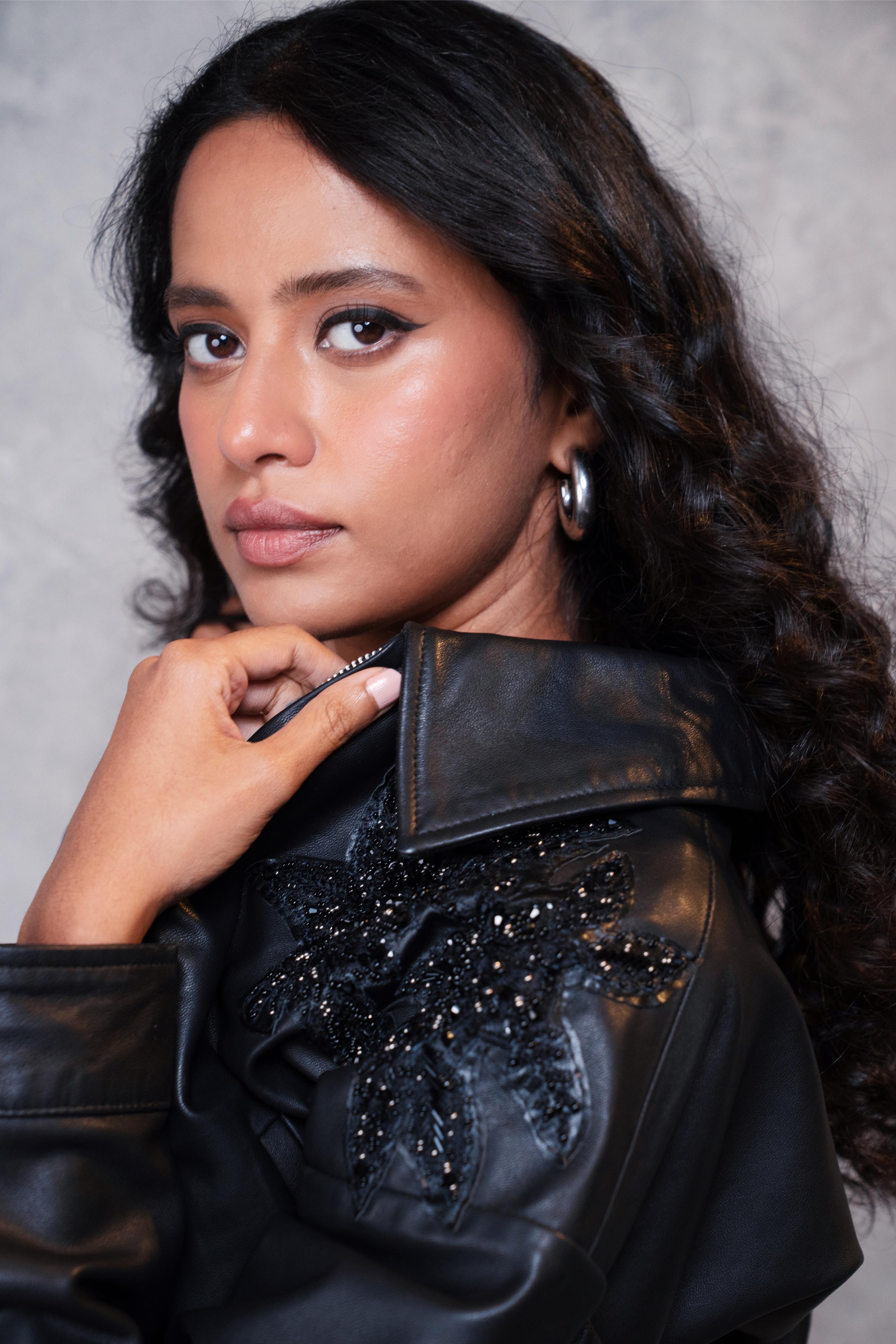 Kaari Cropped Bomber Jacket