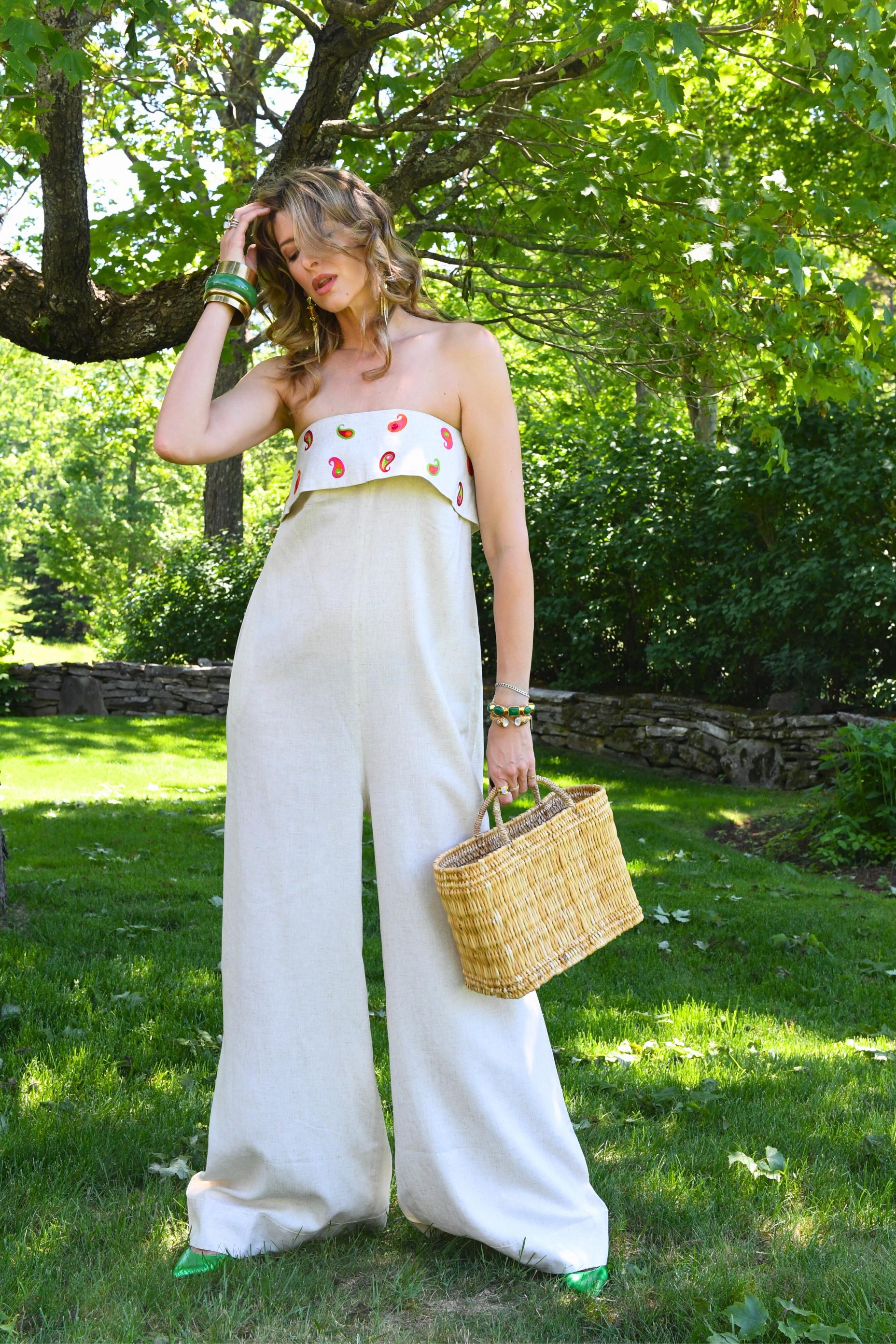 Paisley Pretty Off-White Jumpsuit