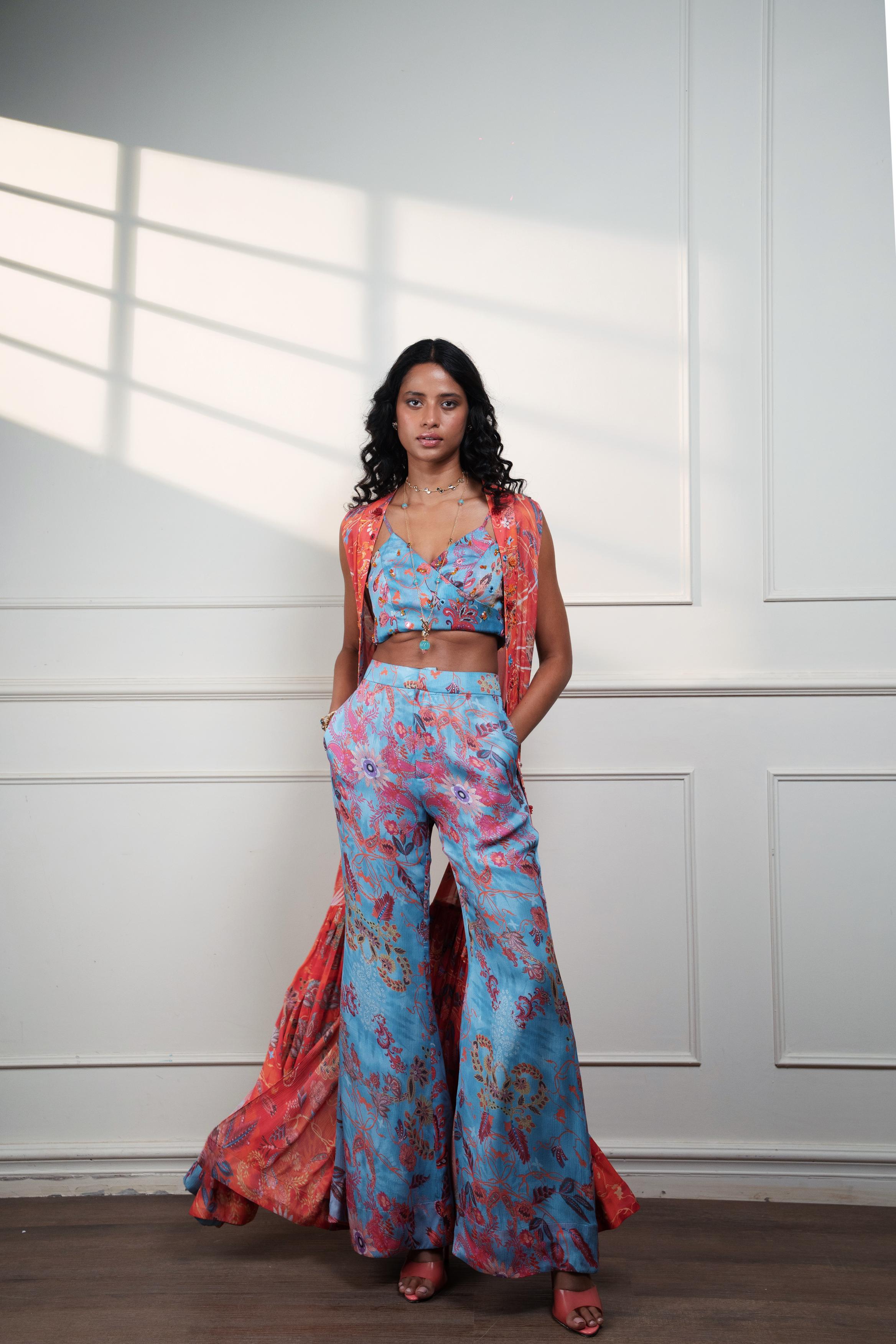 Spice Bloom Long Vest Duster at Style Junkiie