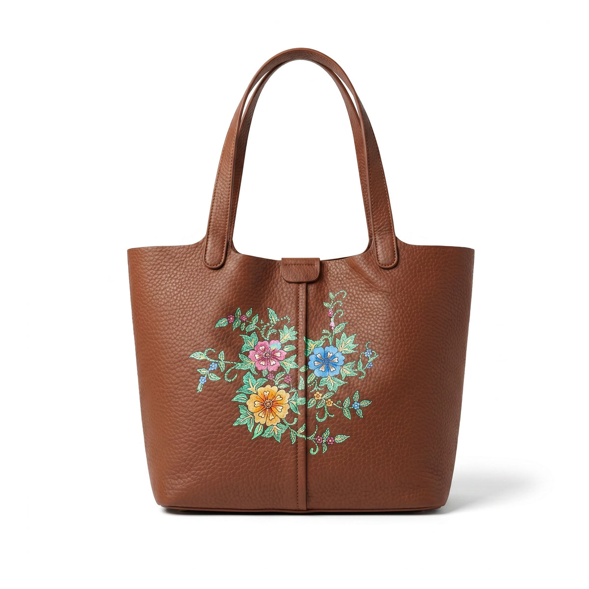 Red Heritage Floral Tote