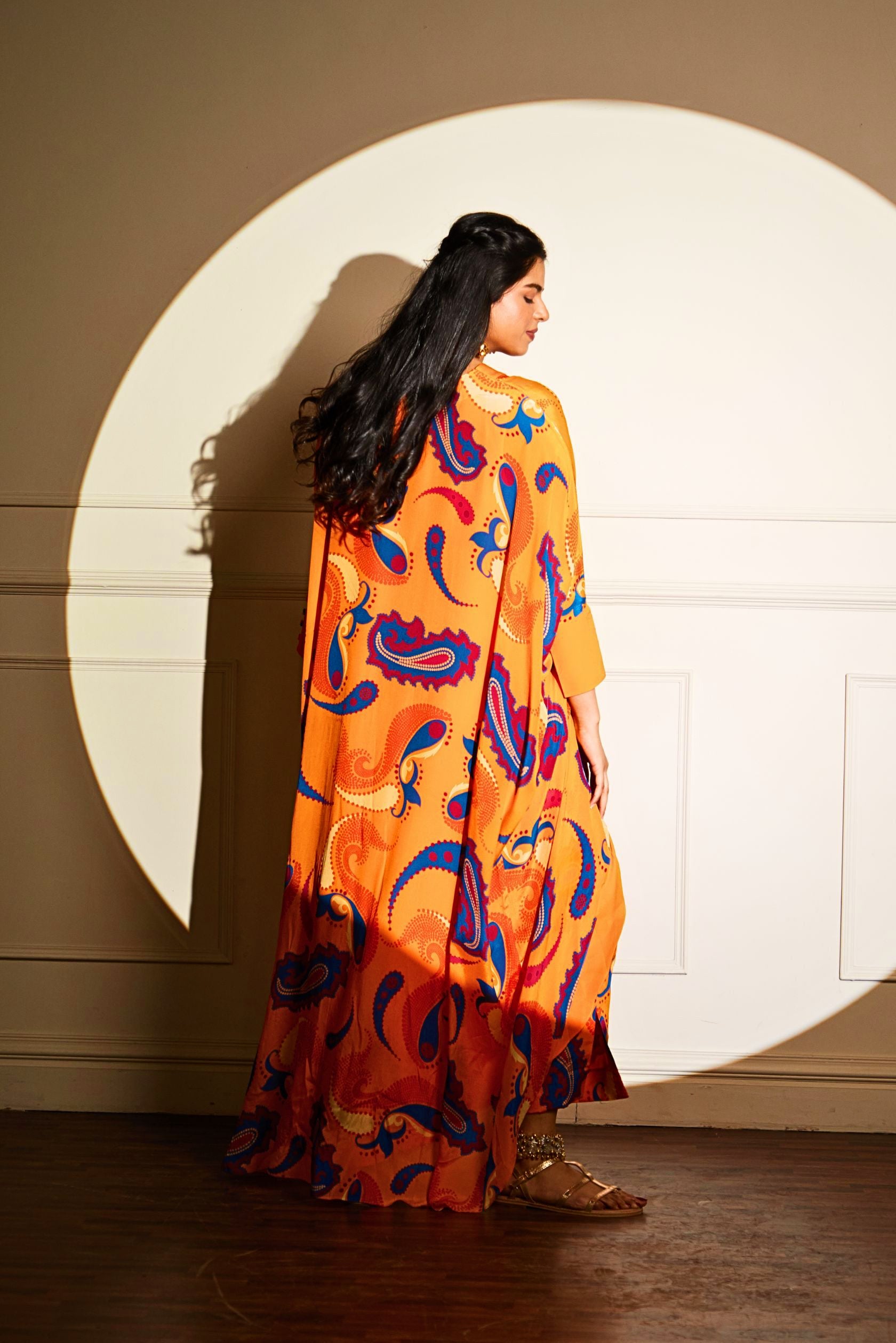 MANGO PAISLEY KAFTAN TUNIC