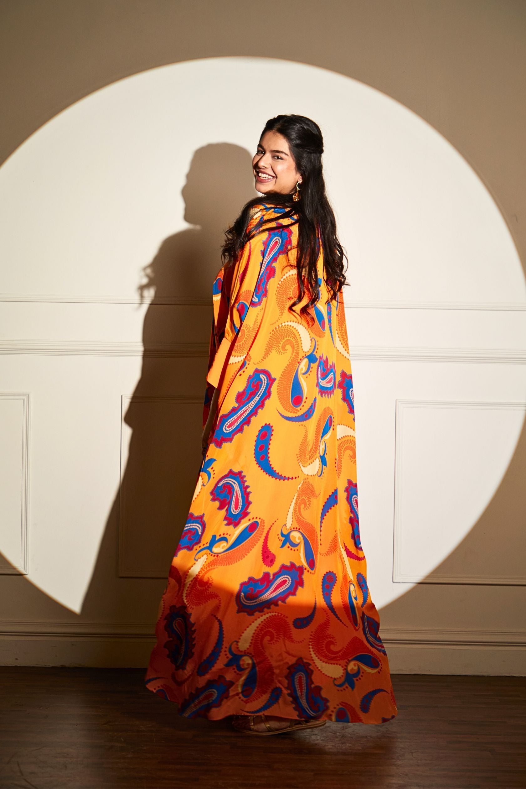 MANGO PAISLEY KAFTAN TUNIC