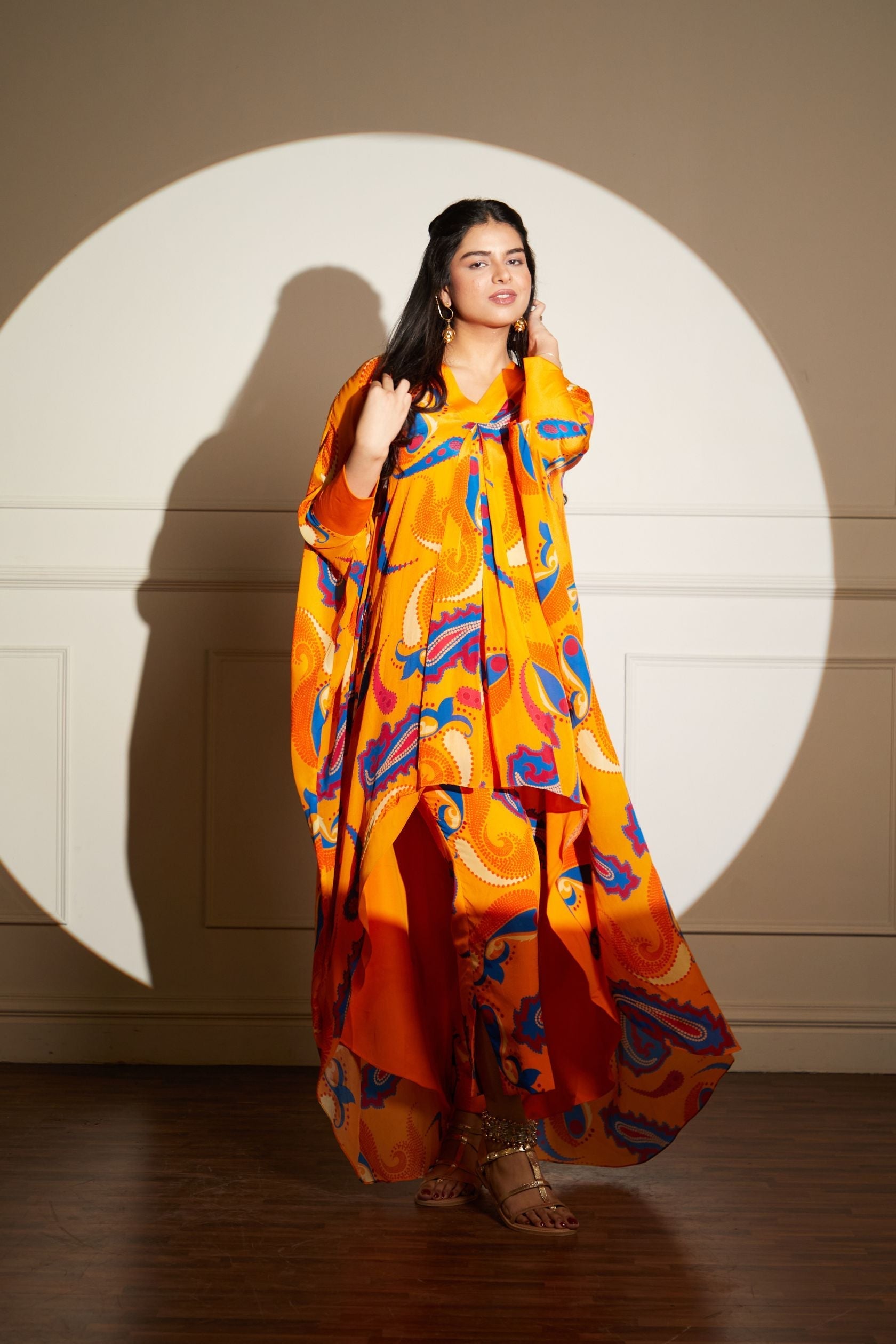 MANGO PAISLEY KAFTAN TUNIC