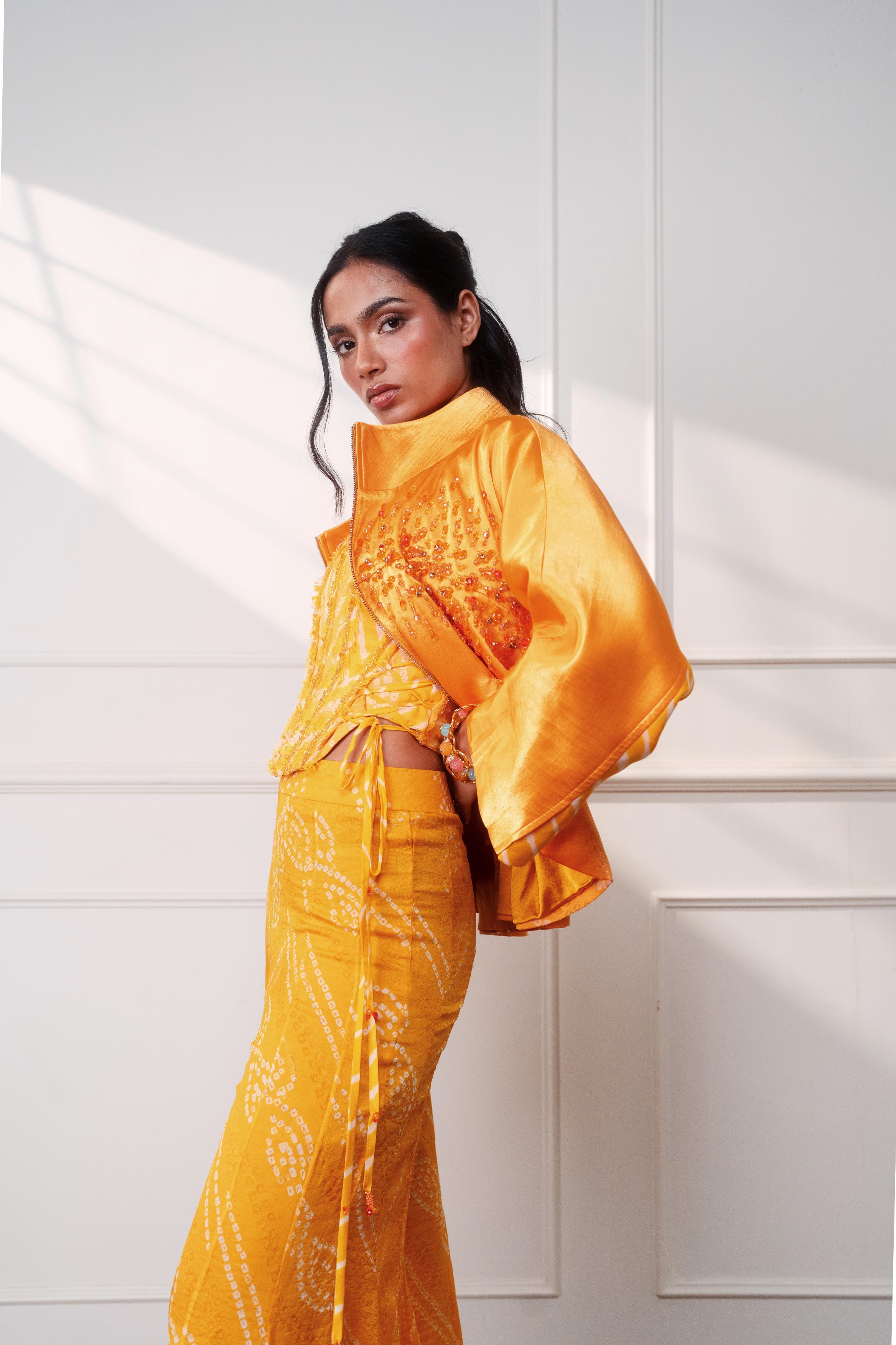 The Knot Marigold Sharara at Style Junkiie