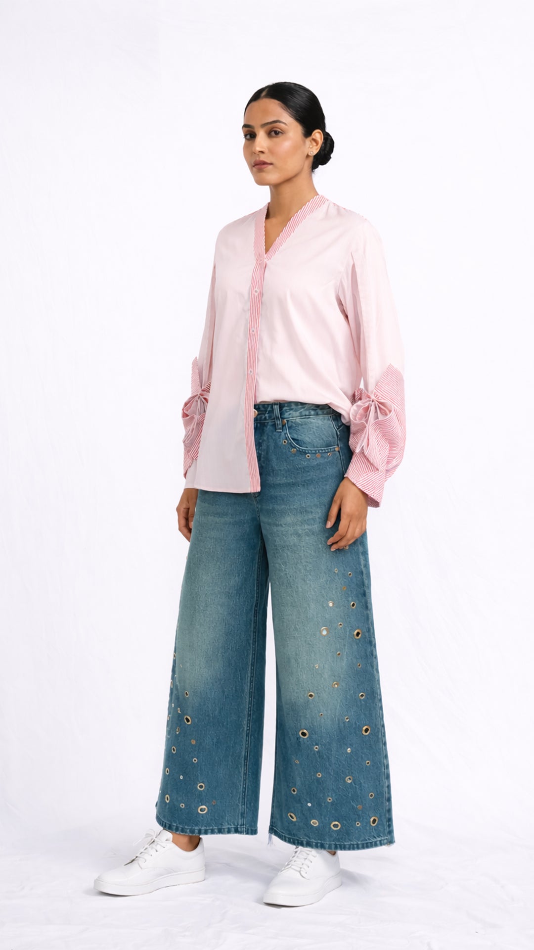 Close to Heart Pink Stripe Shirt