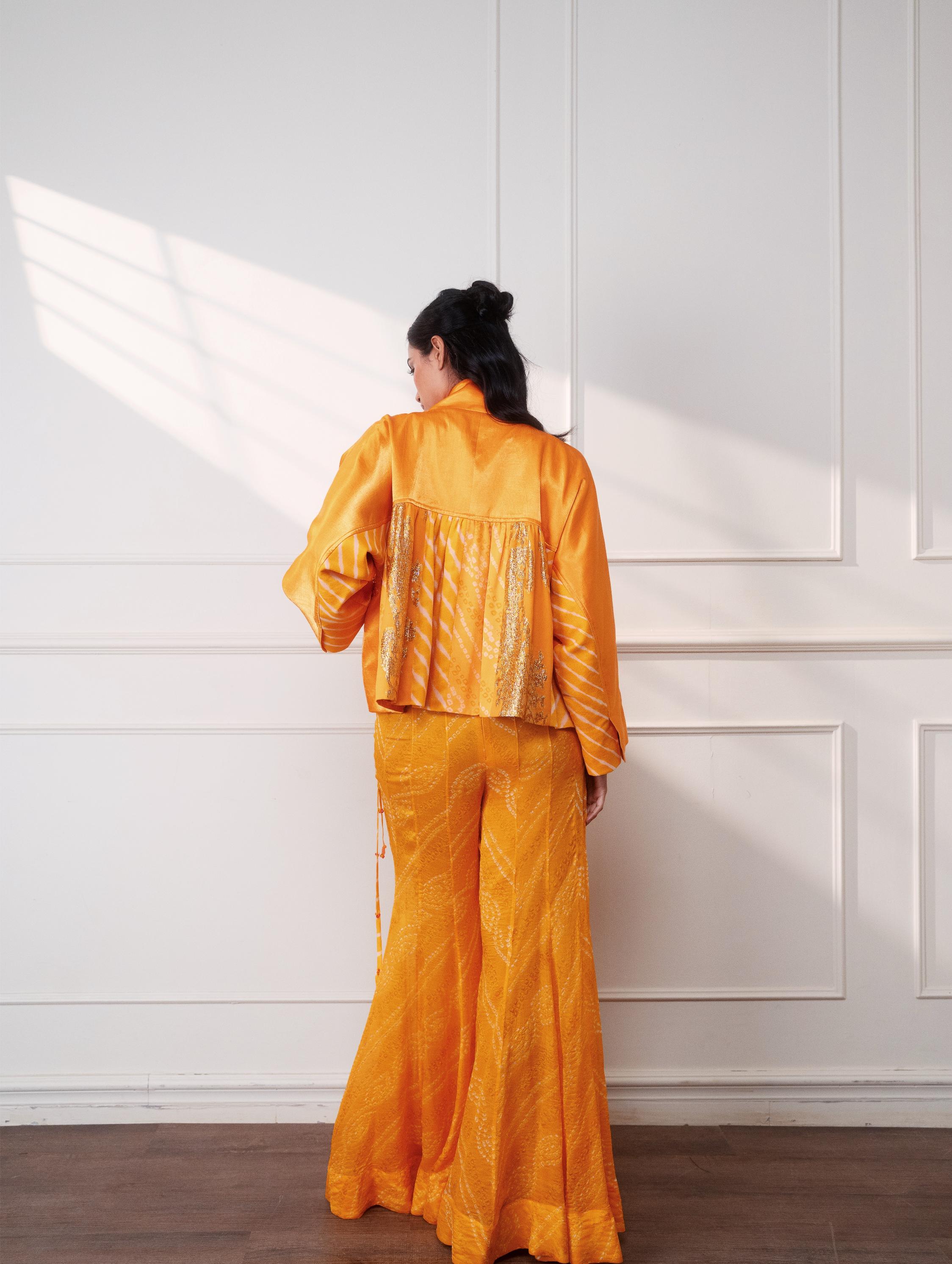 The Knot Marigold Sharara at Style Junkiie