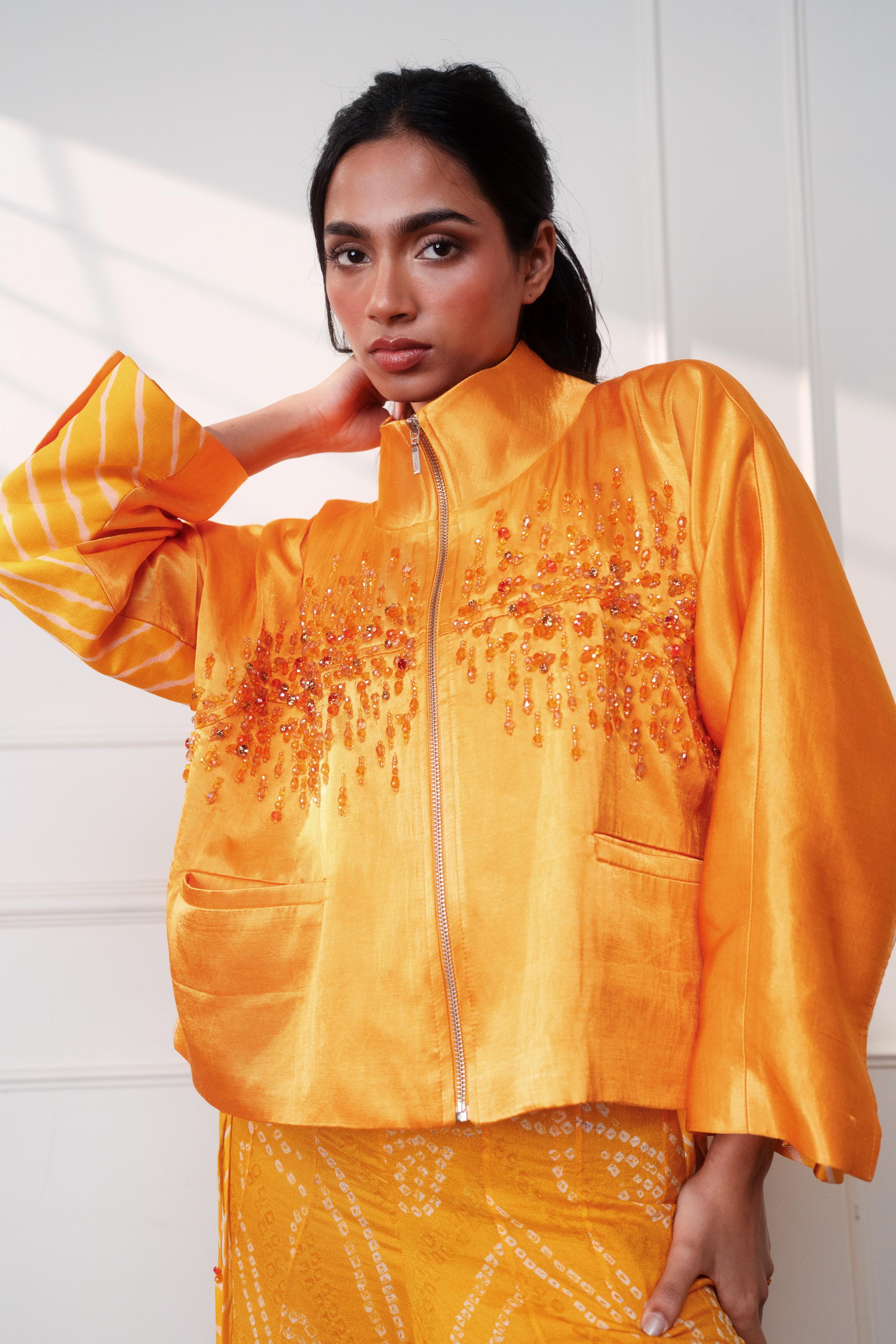 The Knot Marigold Patchwork Jacket at Style Junkiie