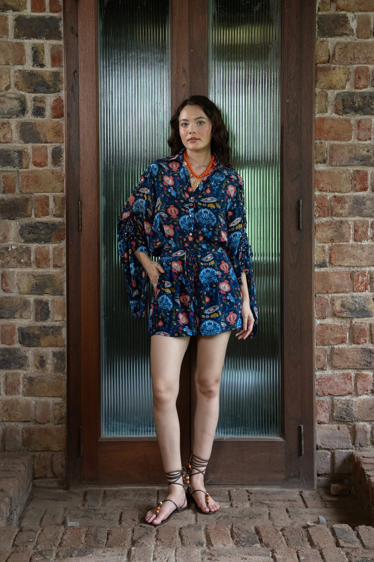 MIDNIGHT GARDEN RELAXED SHIRT
