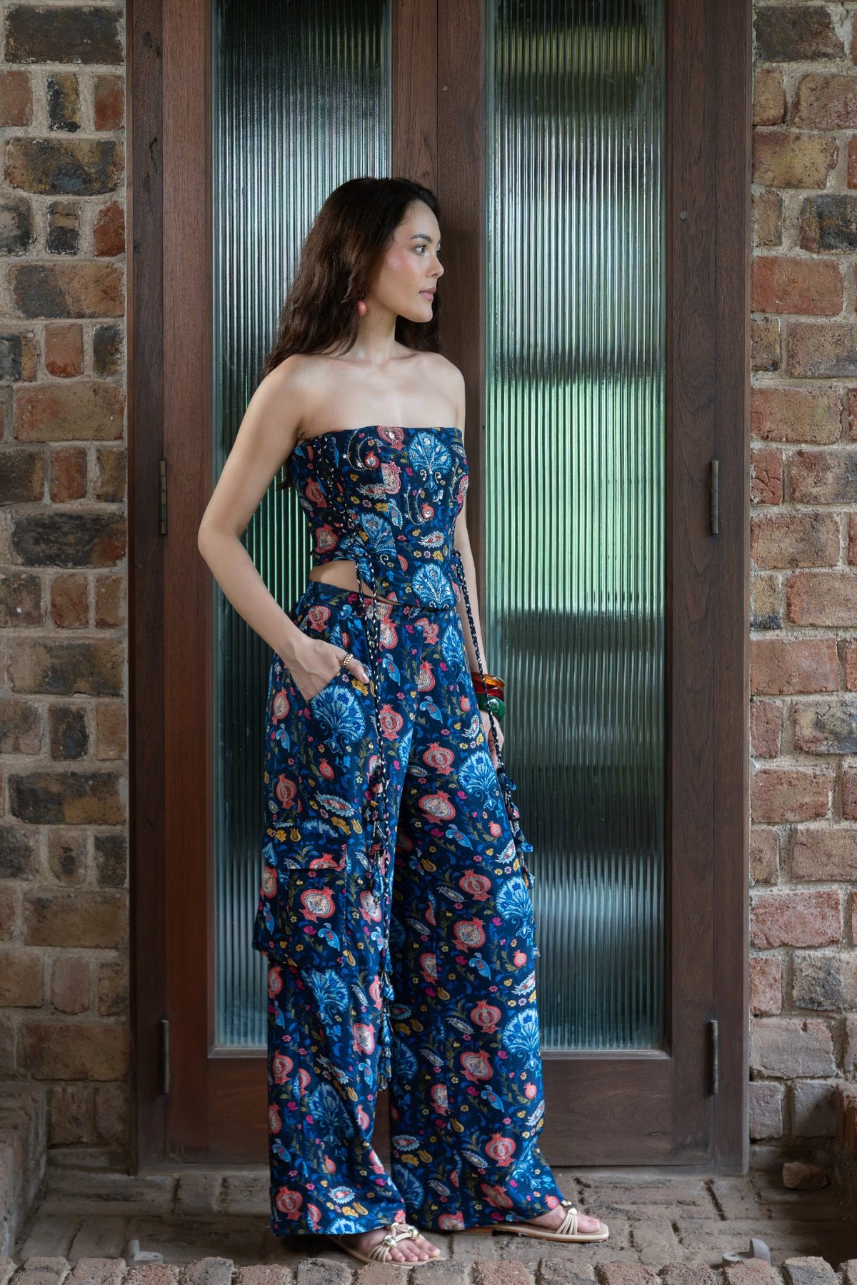 MIDNIGHT GARDEN SCULPT CORSET