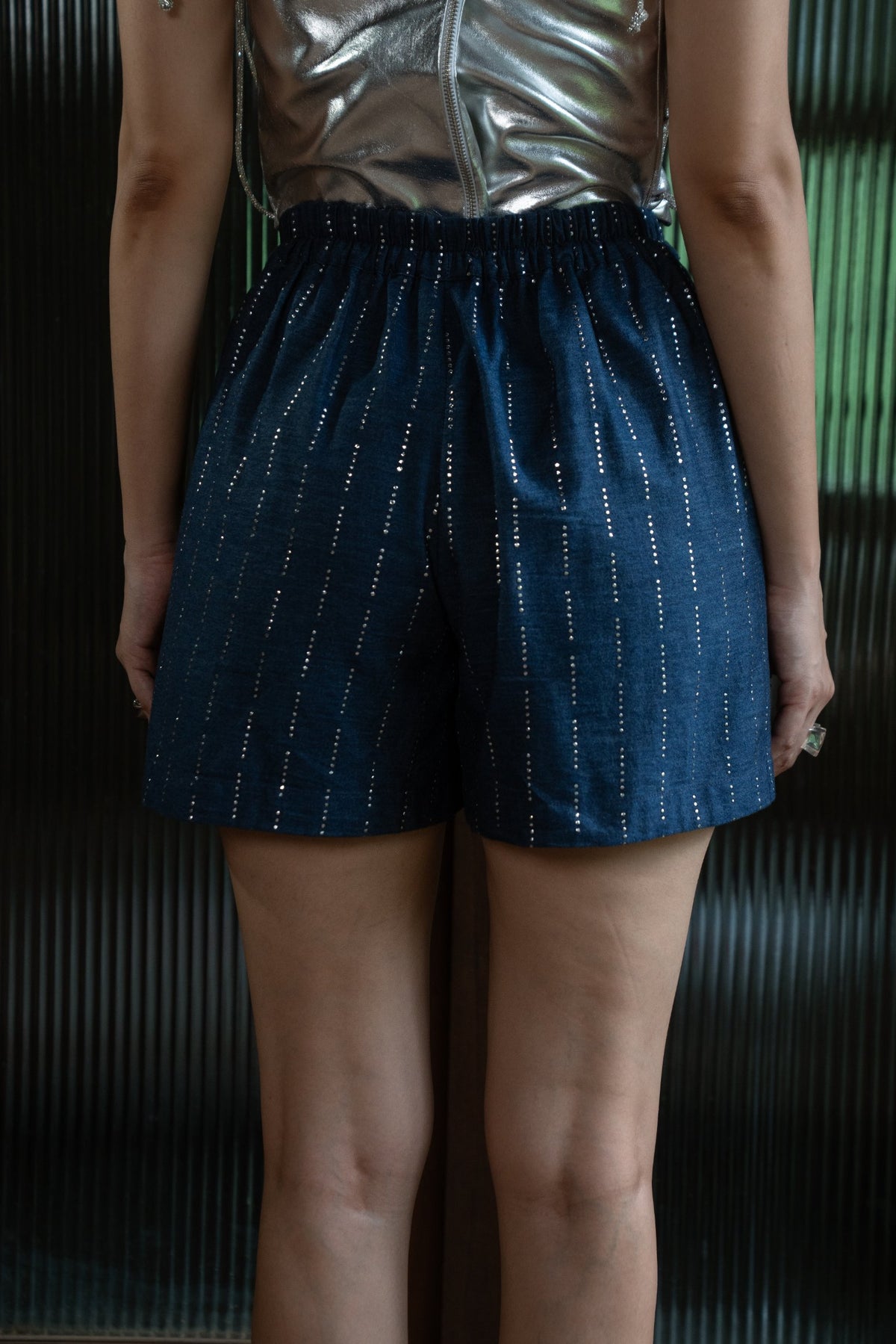 INDIGO STARDUST SHORTS
