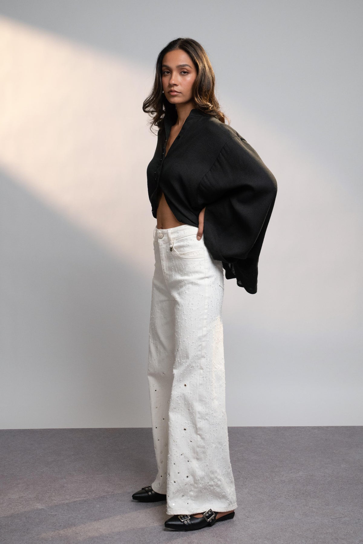 Summer Ivory Scatter Mirror Jeans