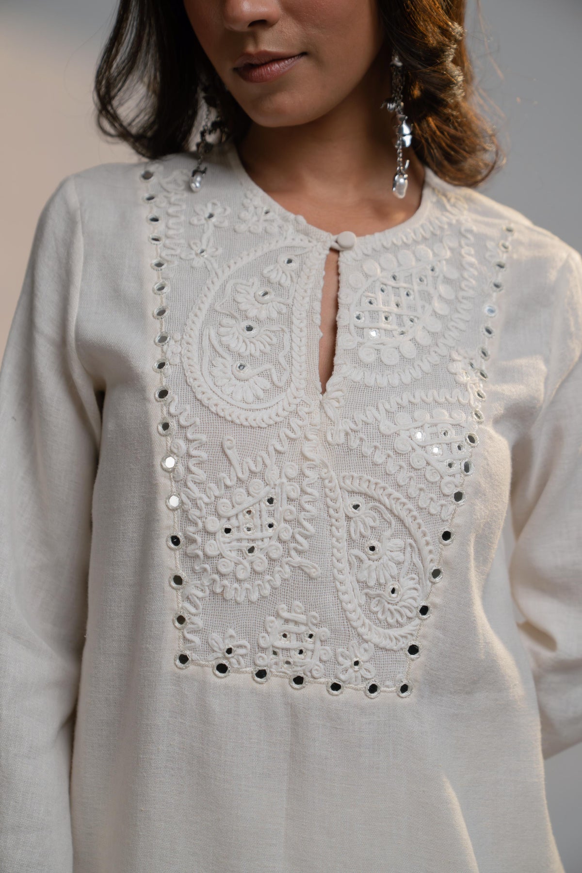 Summer Ivory Mirror Farsi Set