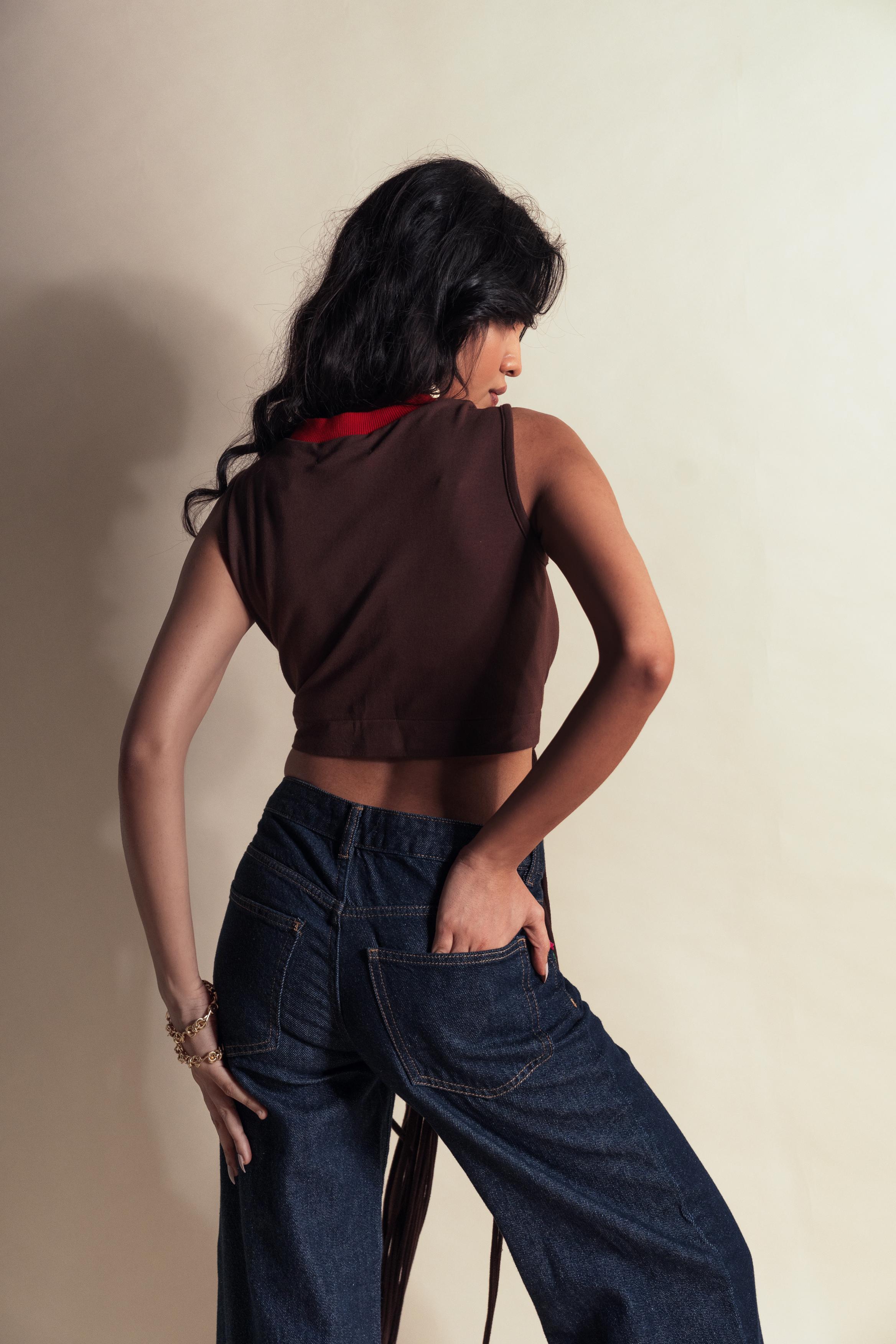 FRENCH PRESS TASSEL CROP TEE