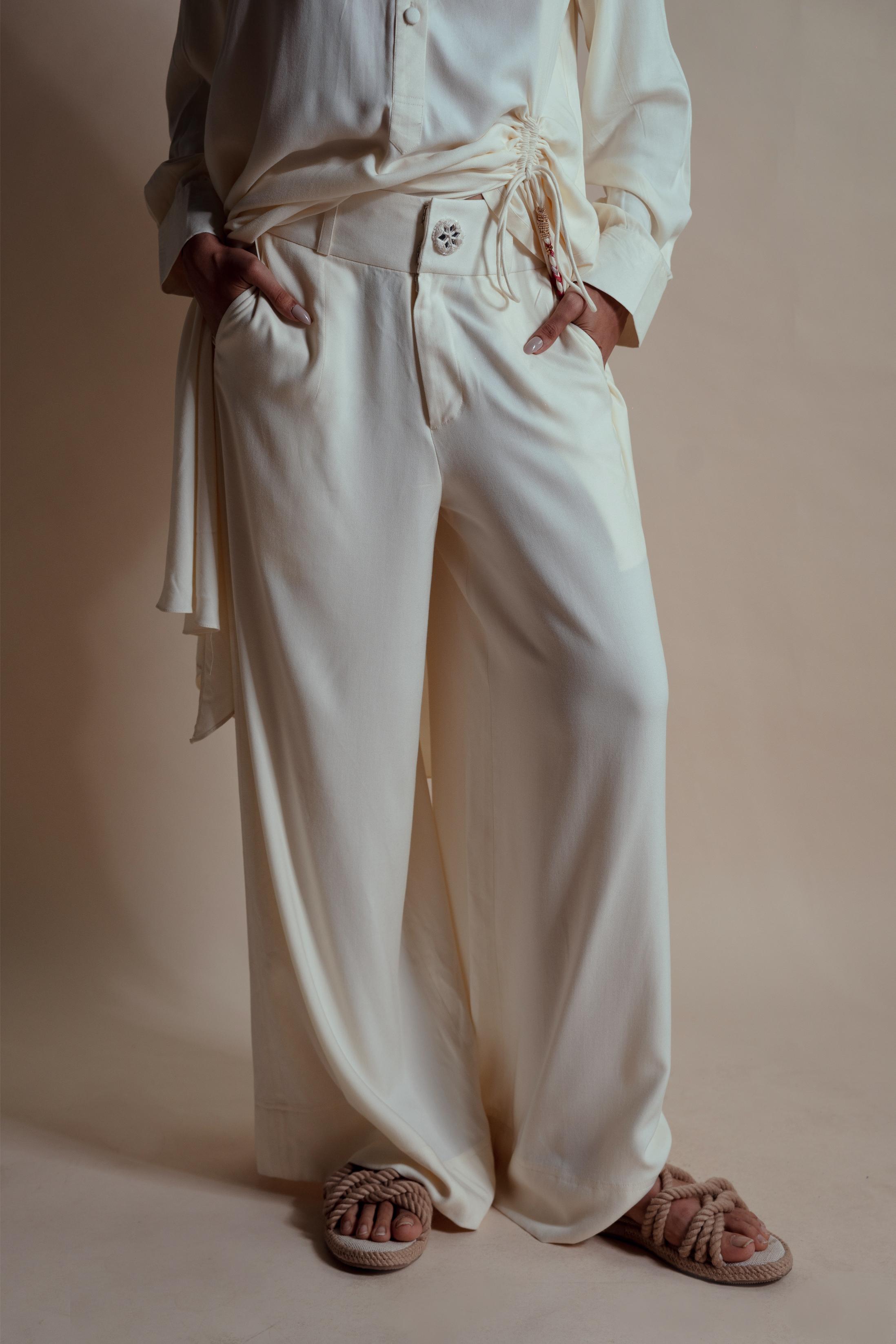 SEA-SALT FLARED PANTS