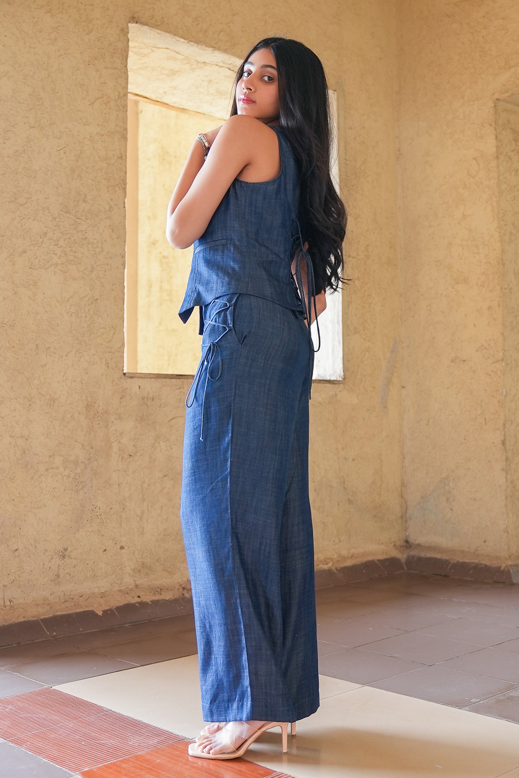 TENCEL DRAWSTRING PANTS