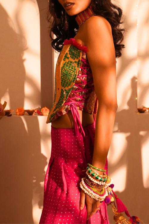 Phulkari Corset