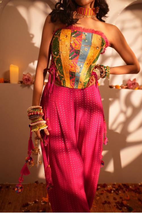 Phulkari Corset