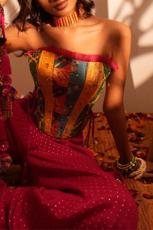 Phulkari Corset