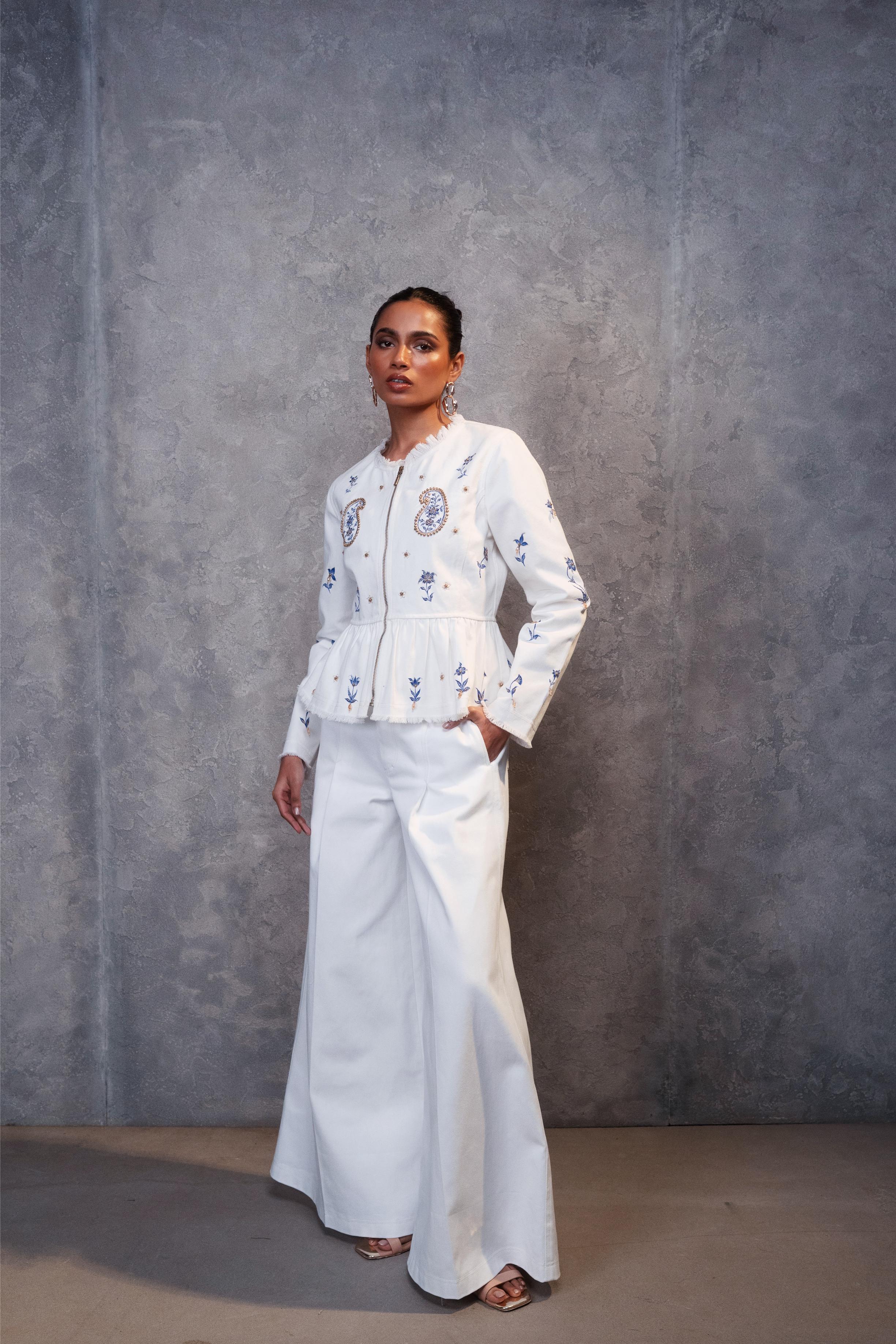 White Daak Flared Jeans