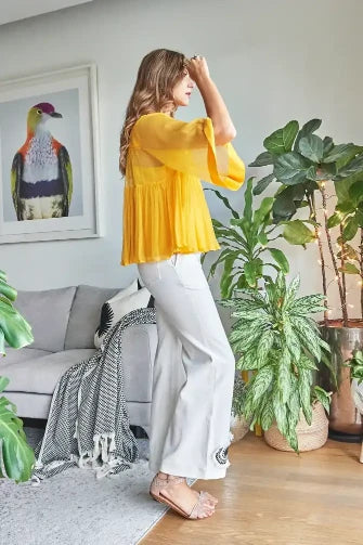 Dandelion Yellow layered Shirt