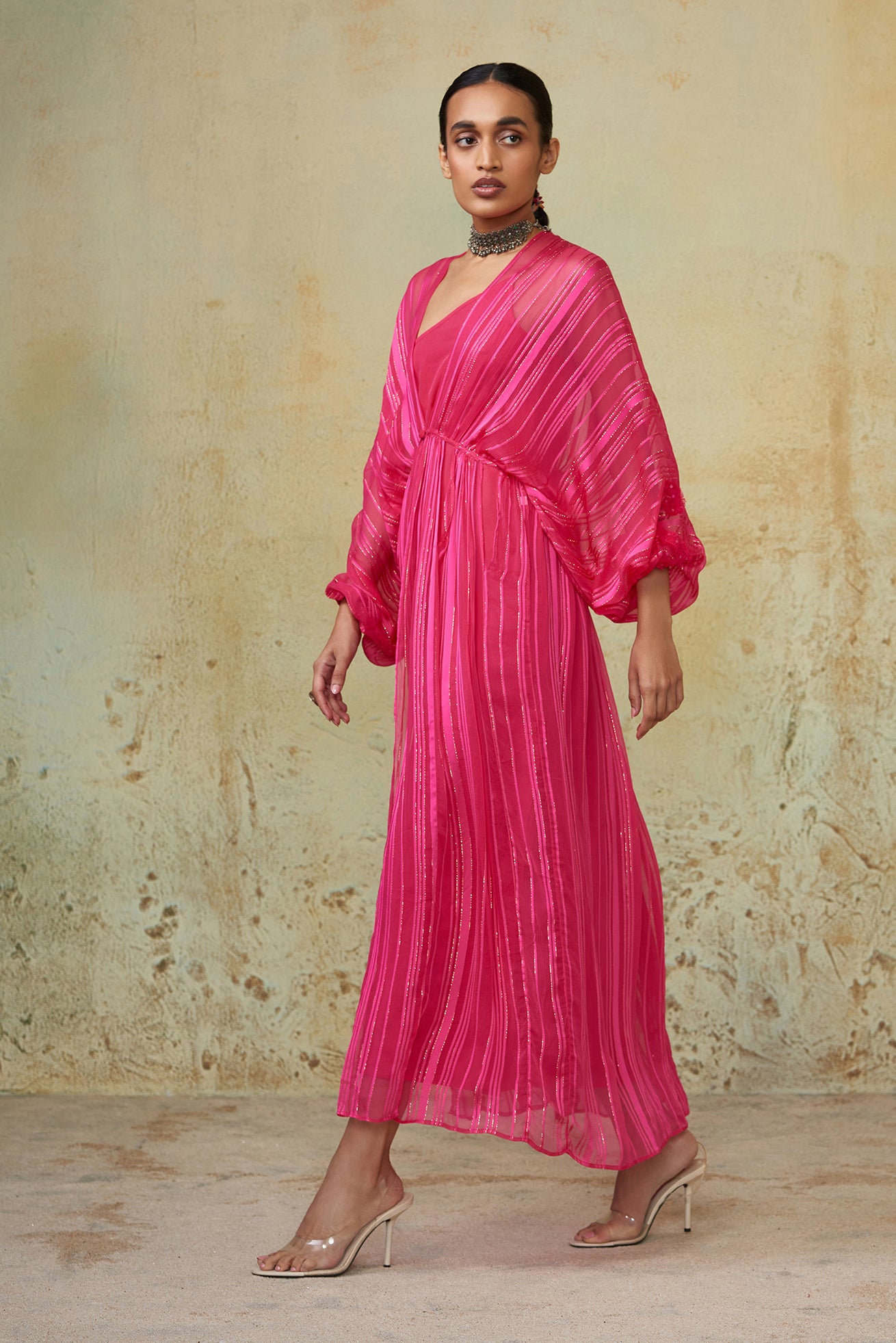 Cutout Kimono Duster