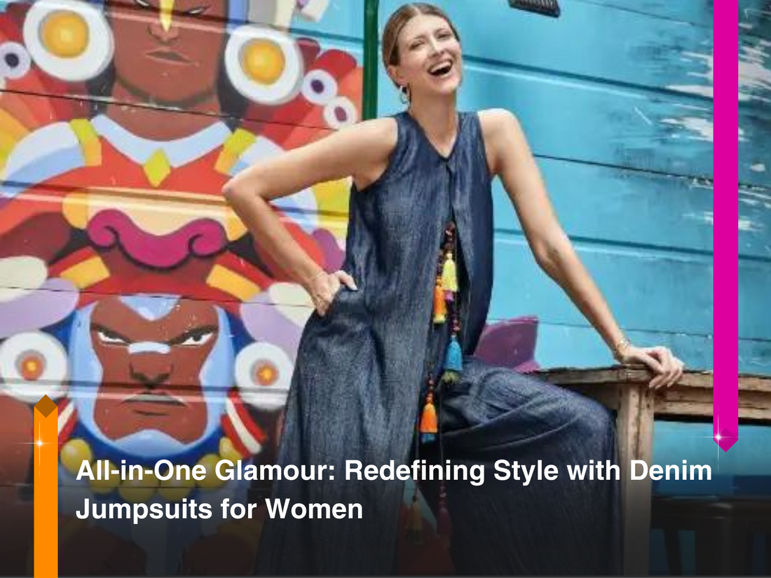 All-in-One Glamour: Redefining Style with Denim Jumpsuits for Women