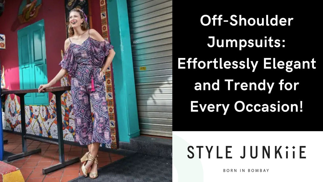 Off-Shoulder Jumpsuits Effortlessly Elegant and Trendy for Every Occasion