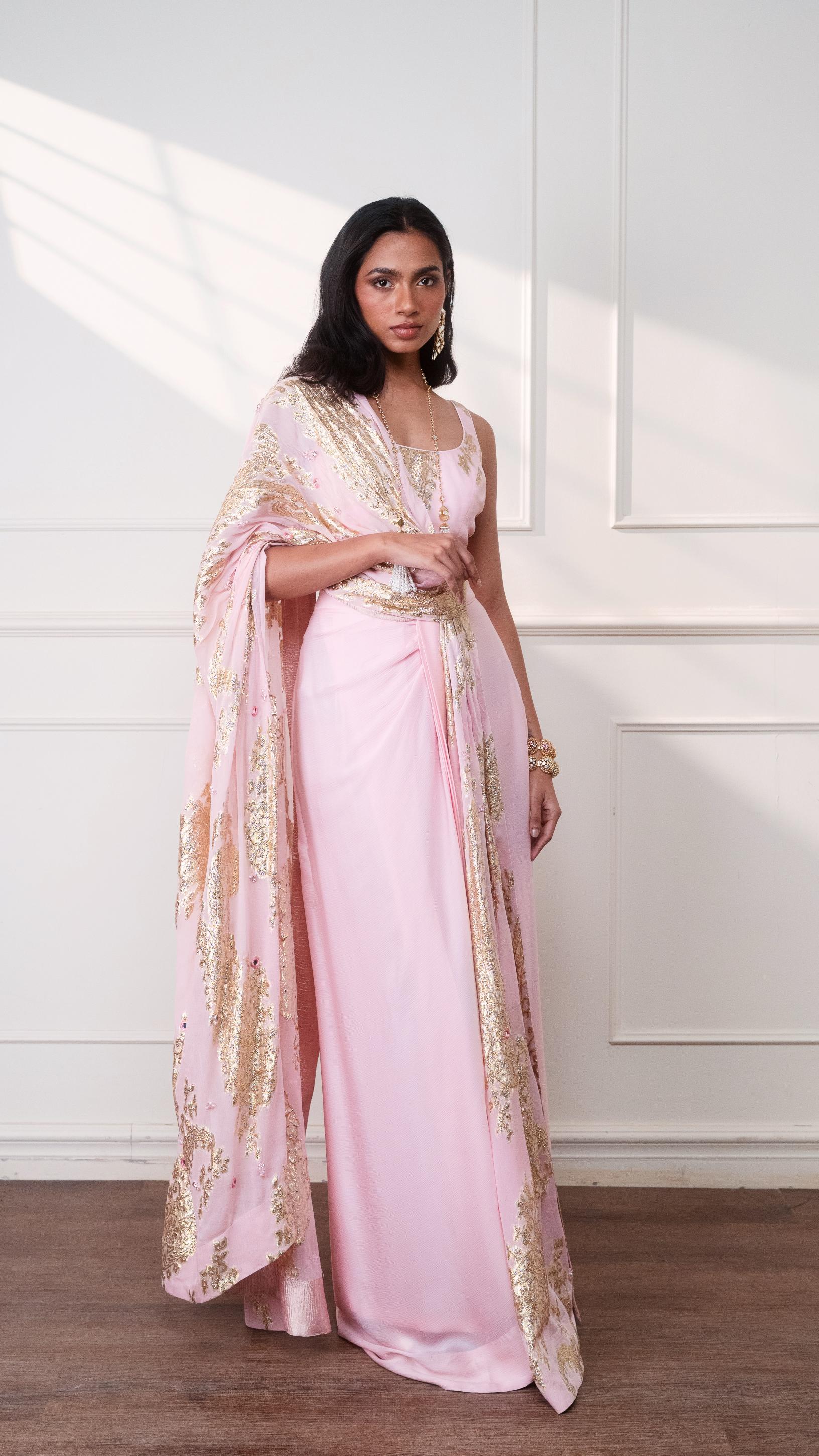 Petal Paisley Crescent Blouse at Style Junkiie