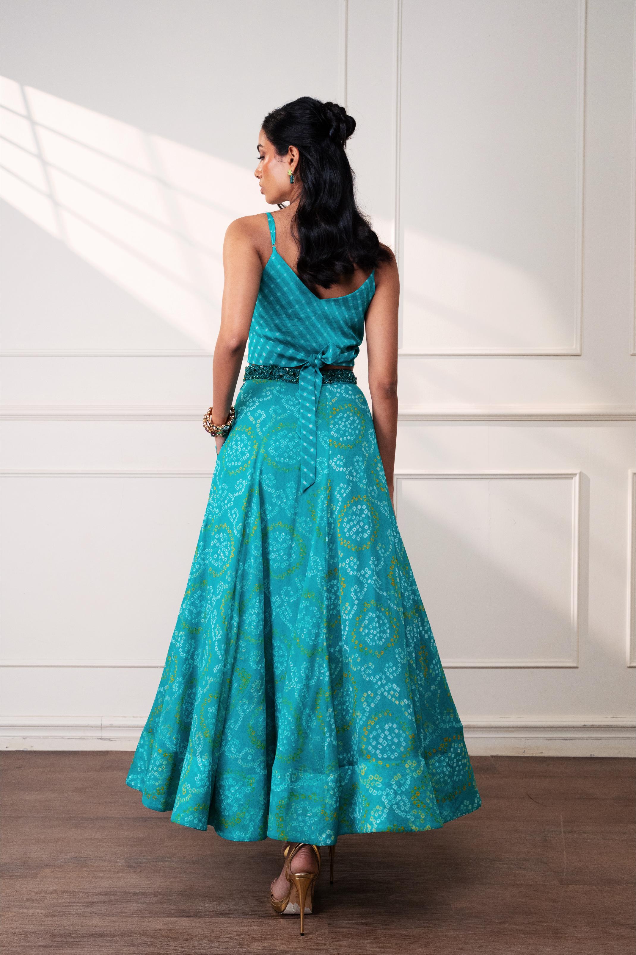 The Knot Seafoam Wrap Shirt at Style Junkiie