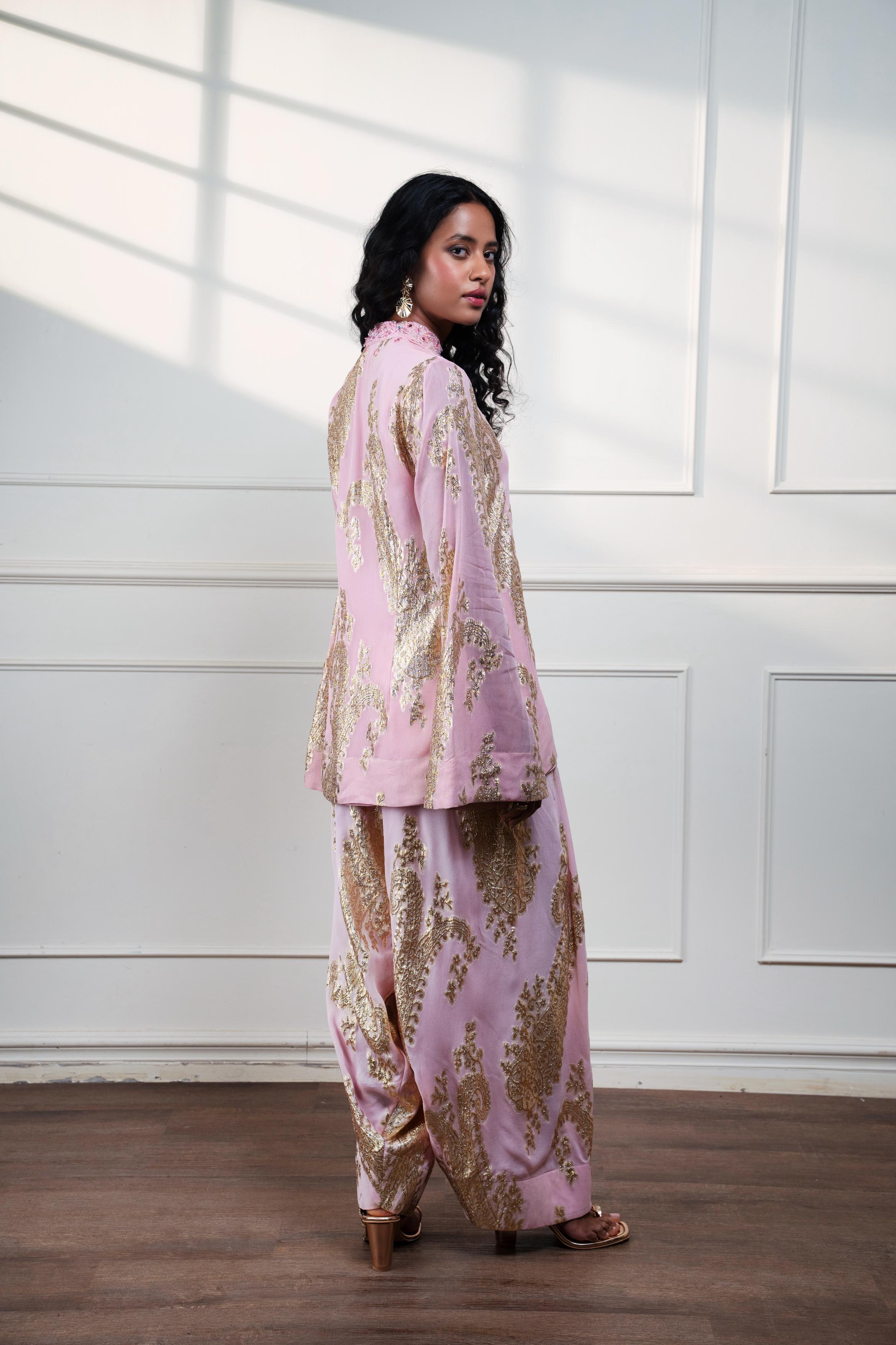 Petal Paisley Farsi Kurti at Style Junkiie