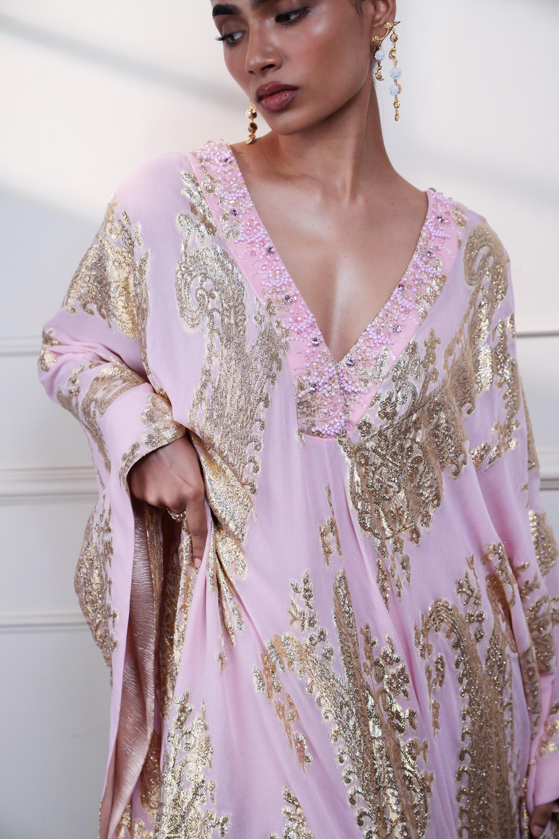 Petal Paisley Kaftan at Style Junkiie