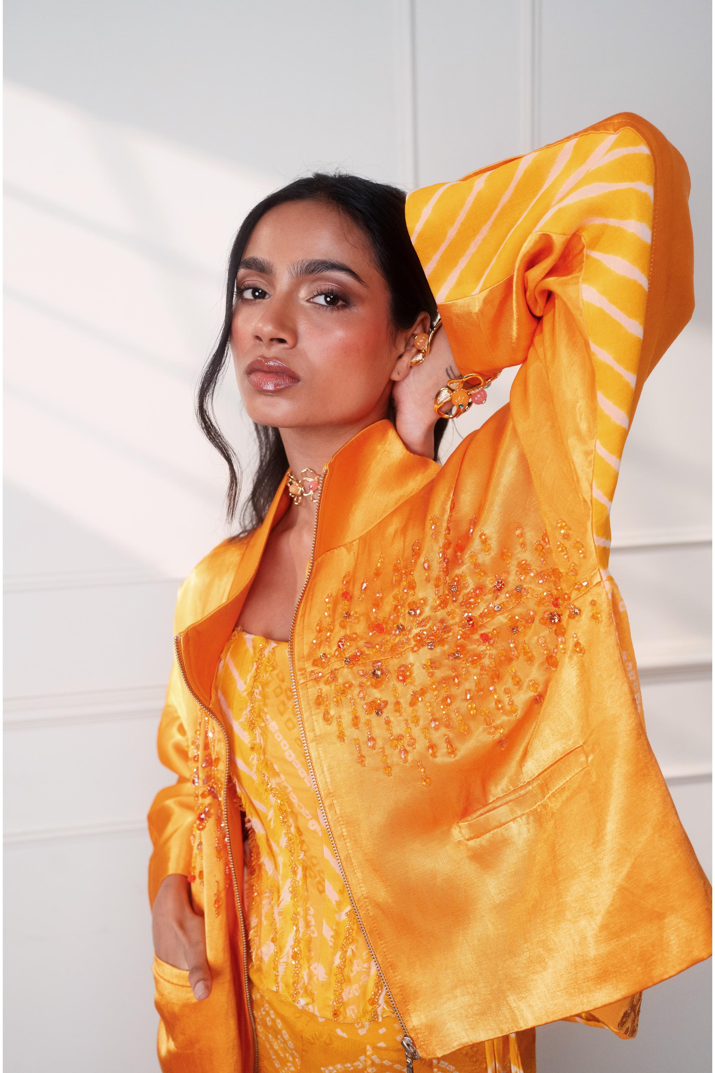 The Knot Marigold Patchwork Jacket at Style Junkiie