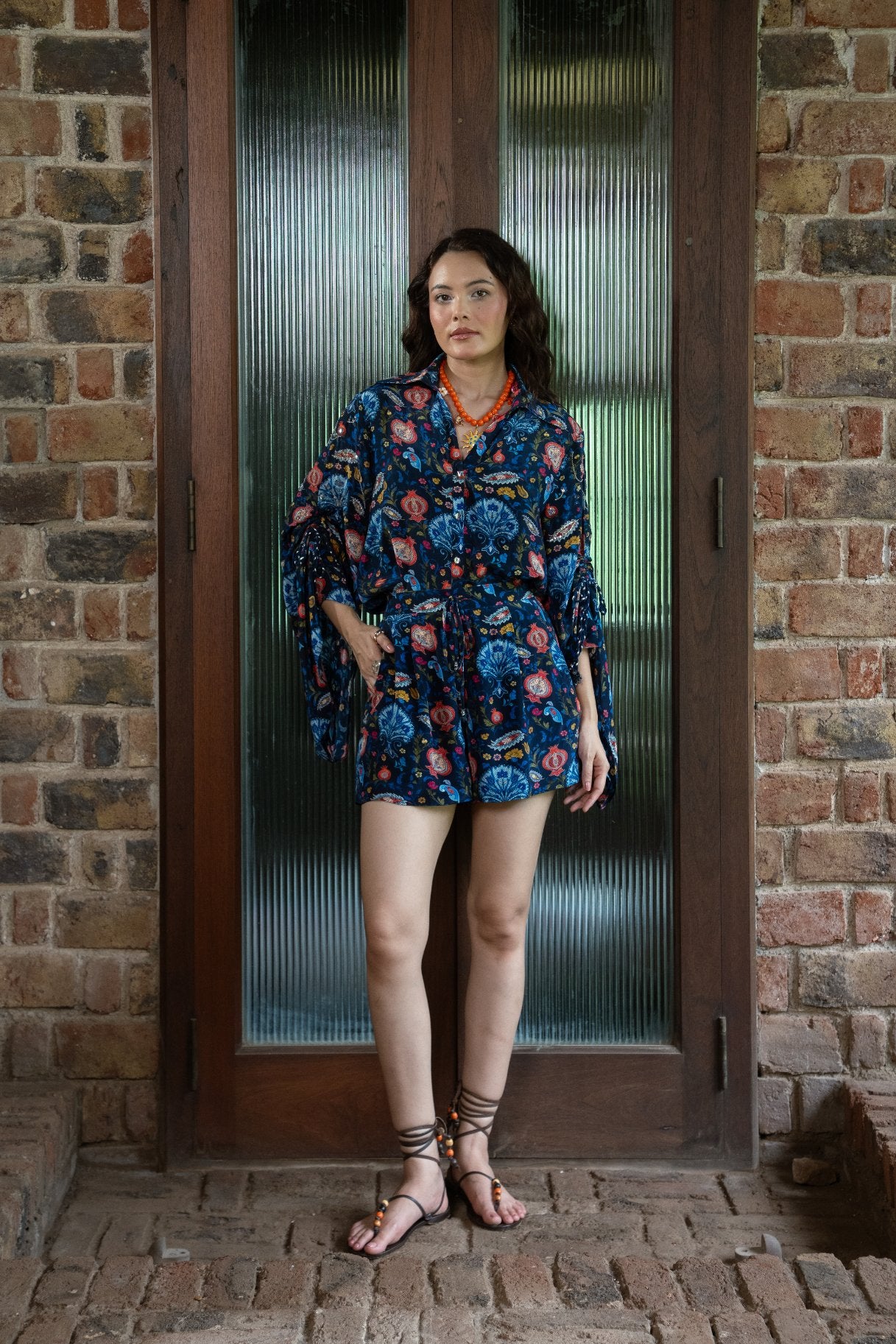 MIDNIGHT GARDEN RELAXED SHIRT