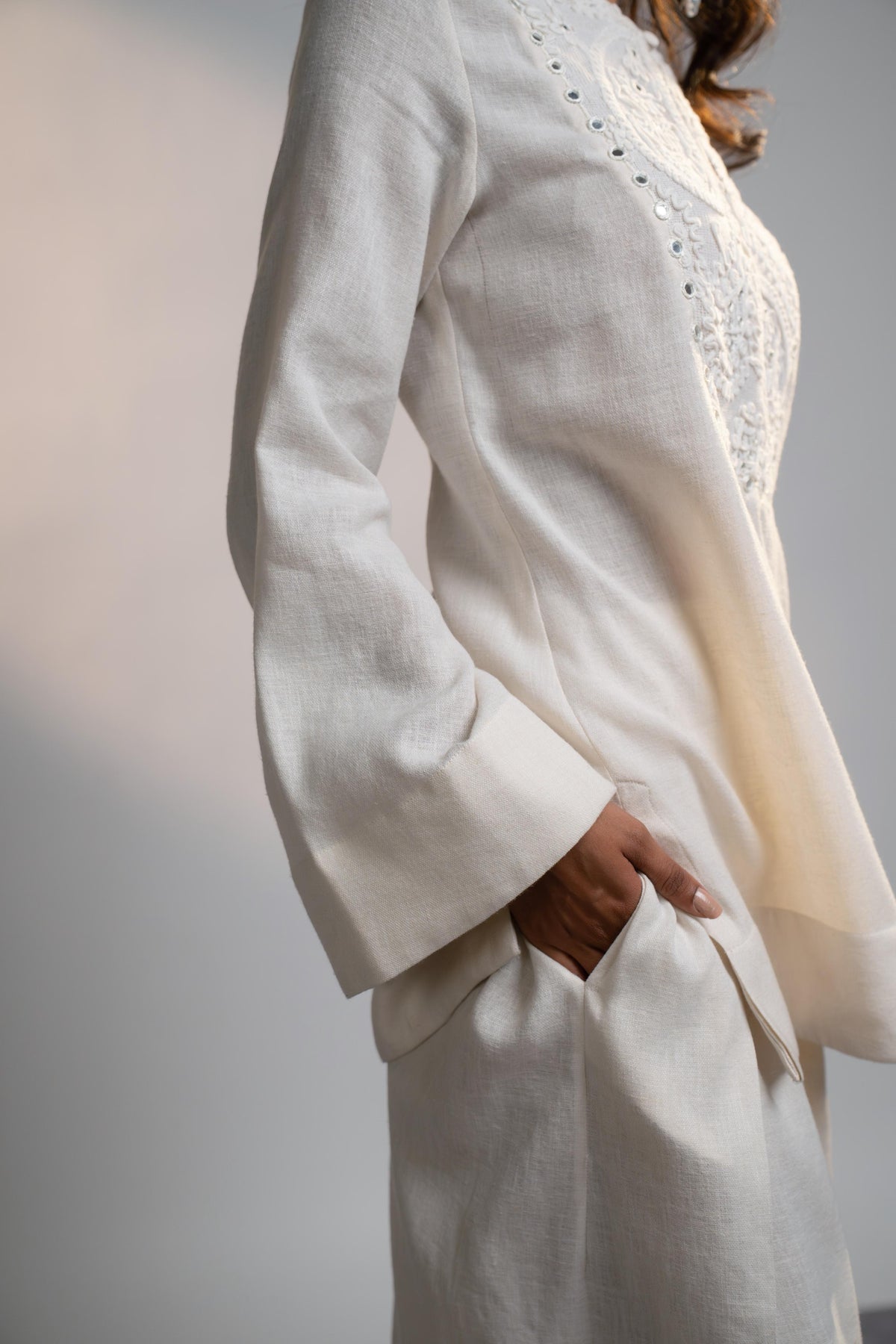 Summer Ivory Mirror Farsi Set