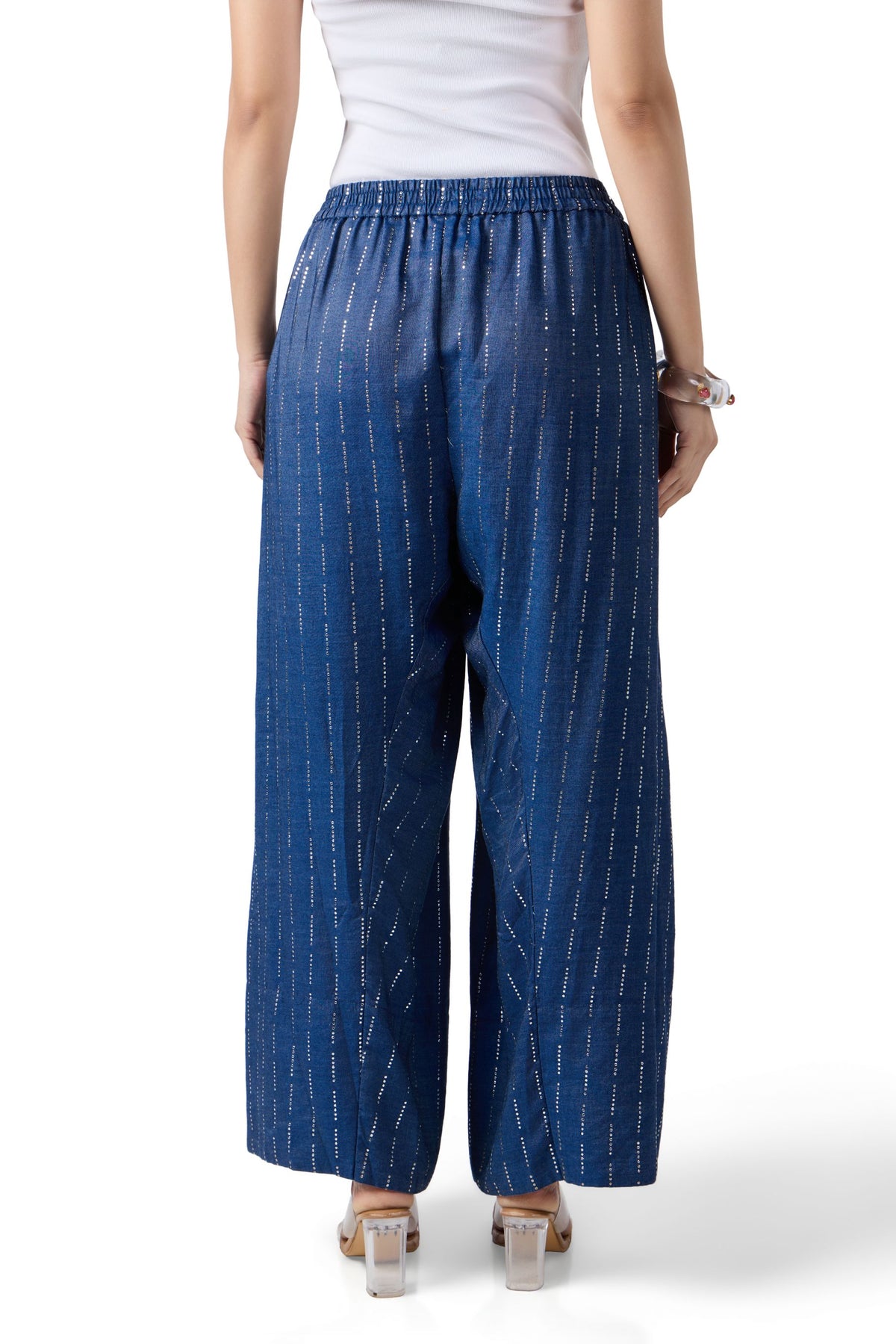 MIDNIGHT MUKAISH FARSI PANTS