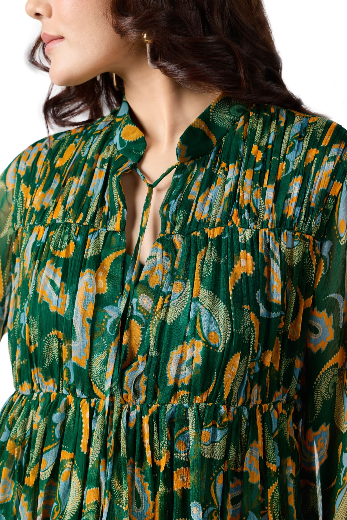 DANDELION PAISLEY LAYERED TOP