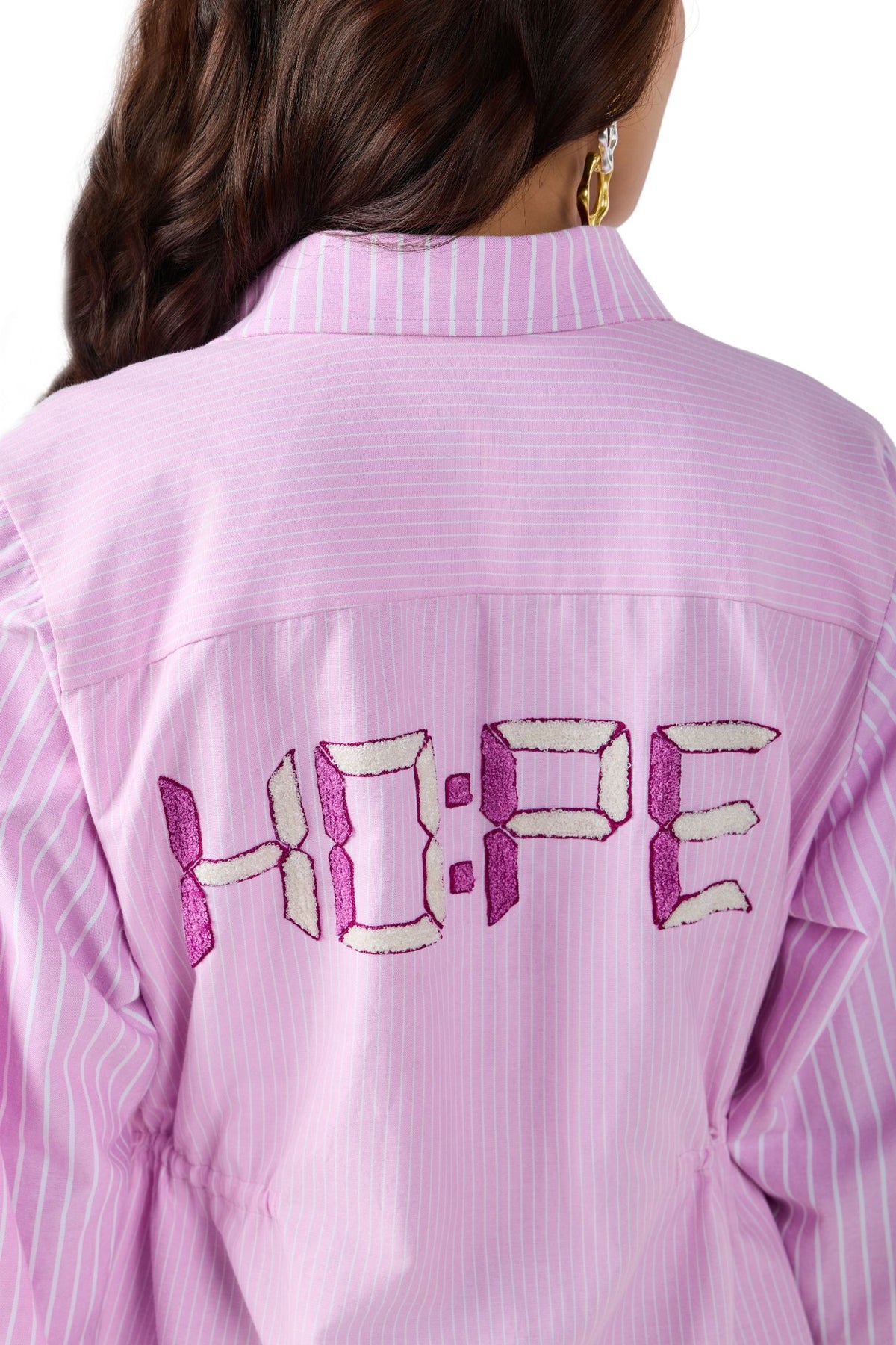 HOPE STRIPE SHIRT DRESS