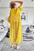 Lemon Yellow Two-Tone Kimono Duster
