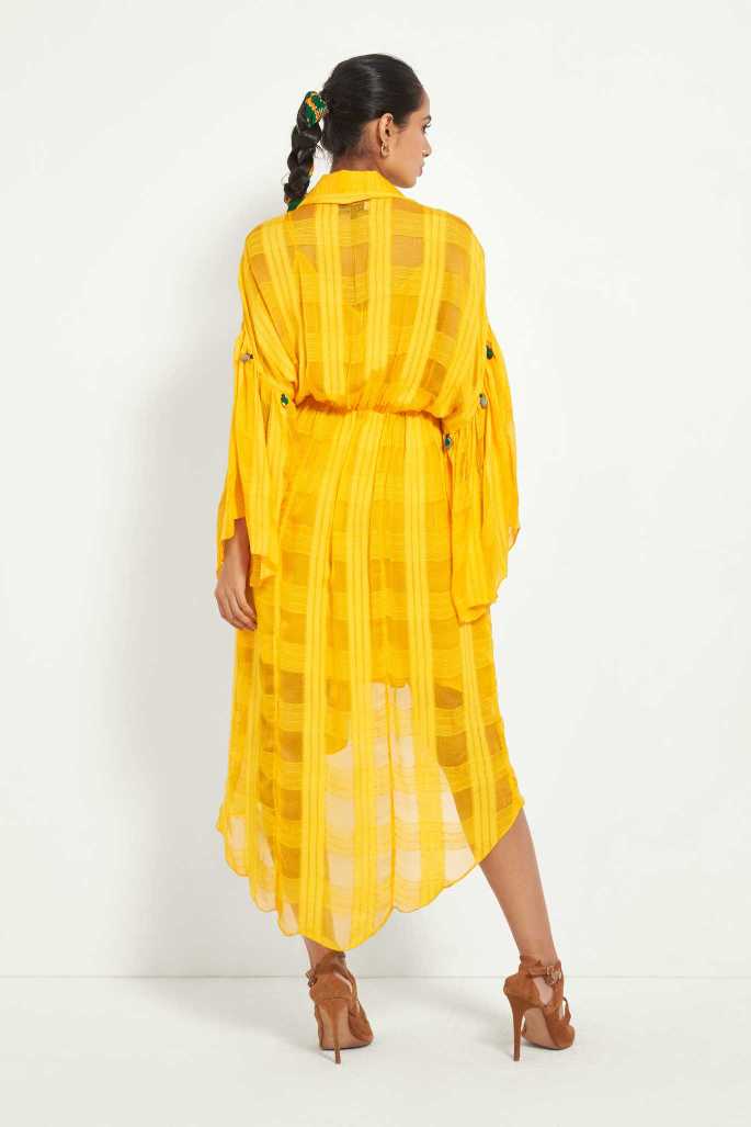 Mango Asymmetric Wrap Dress